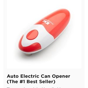 Kitchen Mama Auto Electric Can Opener-Automatic in White New In Sealed Original